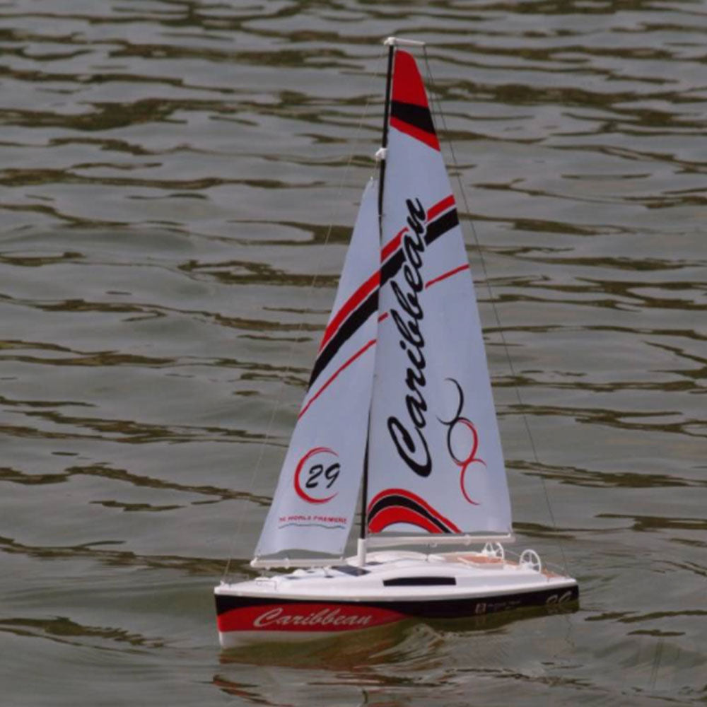 Joysway Caribbean Yacht 2.4GHz Ready to Run RC Yacht 8802 Red