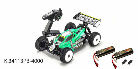 Kyosho Inferno MP10e T1S Readyset &PINK PP3-2S4000-D x2 COMBO 1:8 K.34113PB-4000