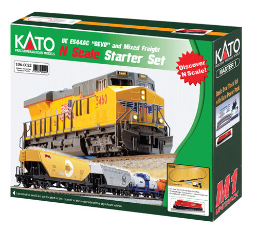 Kato 106-0022 Canadian Pacific GE ESS44AC Freight Starter Set N Gauge
