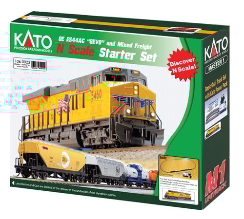 Kato 106-0023 Union Pacific GE ESS44AC Freight Starter Set N Gauge
