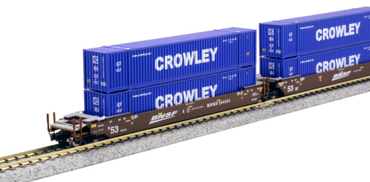 Kato 106-6182 MAXI-IV 3 Unit Cars BNSF Swoosh Logo 254353 N Gauge