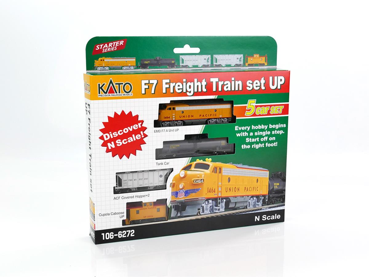 Kato Union Pacific EMD F7 Freight Train Pack K106-6272 N Gauge