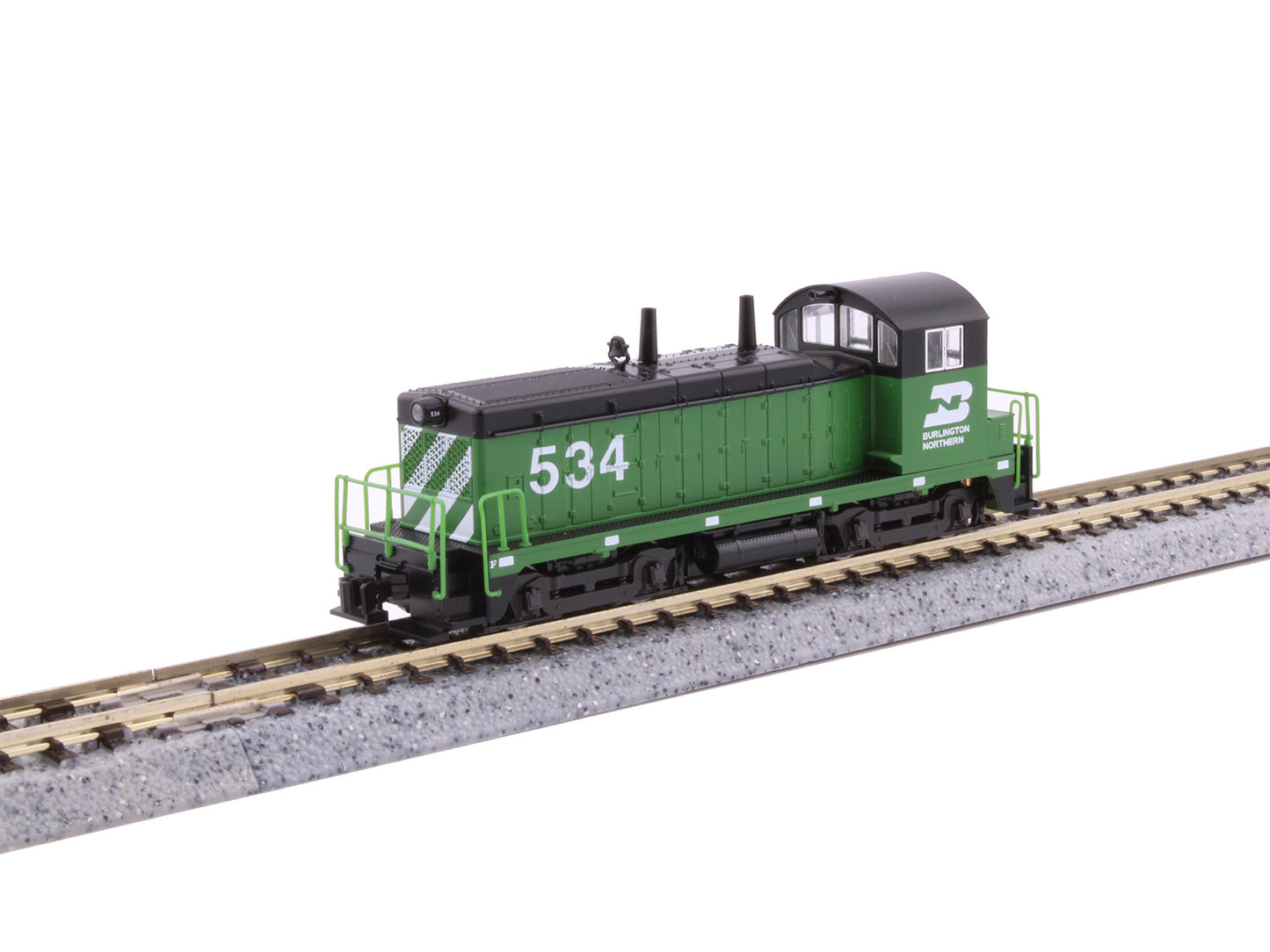 Kato EMD NW2 Switcher Burlington Northern 534 (DCC-Fitted) N Gauge 176-4377-DCC