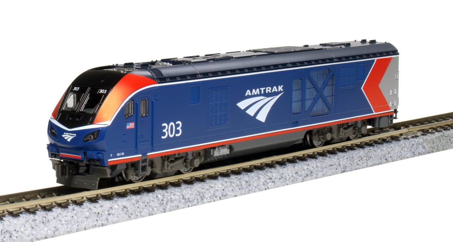 Kato ALC-42 Charger Loco Amtrak PhVI 303 (DCC-Sound) K176-6052-S N Gauge