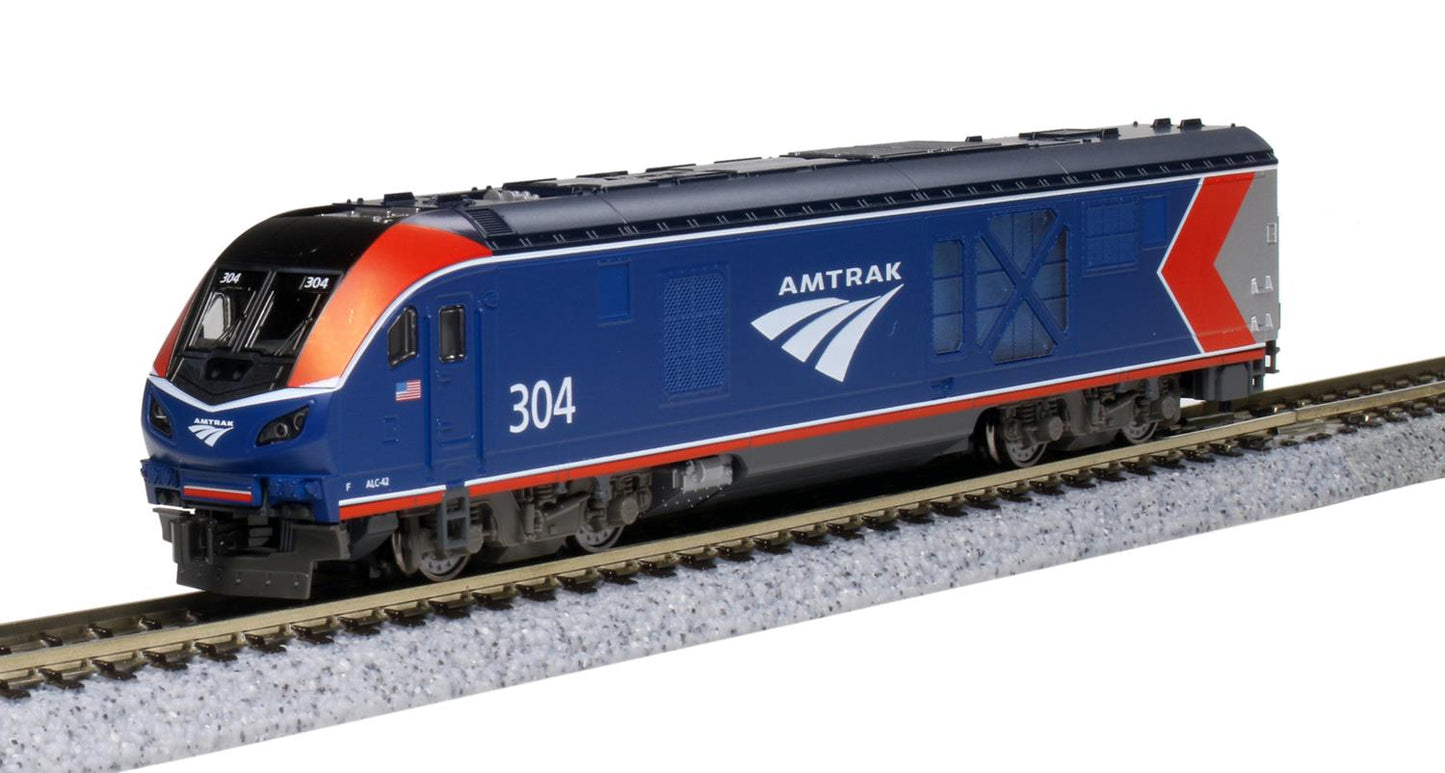 Kato ALC-42 Charger Loco Amtrak PhVI 304 (DCC-Sound) K176-6053-S N Gauge