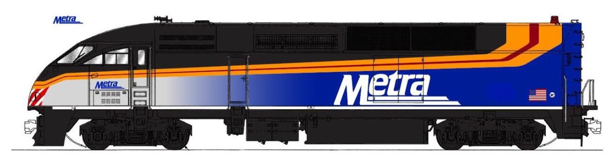 Kato MP36PH EMD Chicago Metra 403 (DCC-Fitted) K176-6123-DCC N Gauge