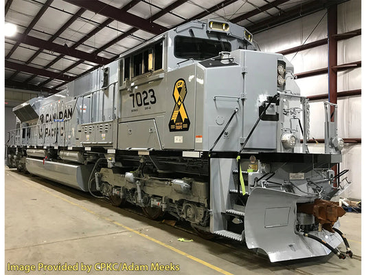 Kato SD70ACU Diesel CP Military Heritage 7023 Grey (DCC-Sound) K176-8544-S Gauge