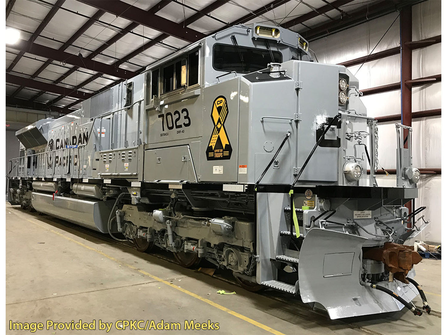 Kato SD70ACU Diesel CP Military Heritage 7023 Grey K176-8544 N Gauge