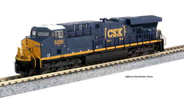 Kato GE ES44DC Gevo Loco CSX Boxcar 5329 (DCC-Fitted) K176-8949-DCC N Gauge