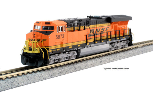 Kato GE ES44DC Gevo Loco BNSF Swoosh 5801 (DCC-Sound) K176-8952-S N Gauge