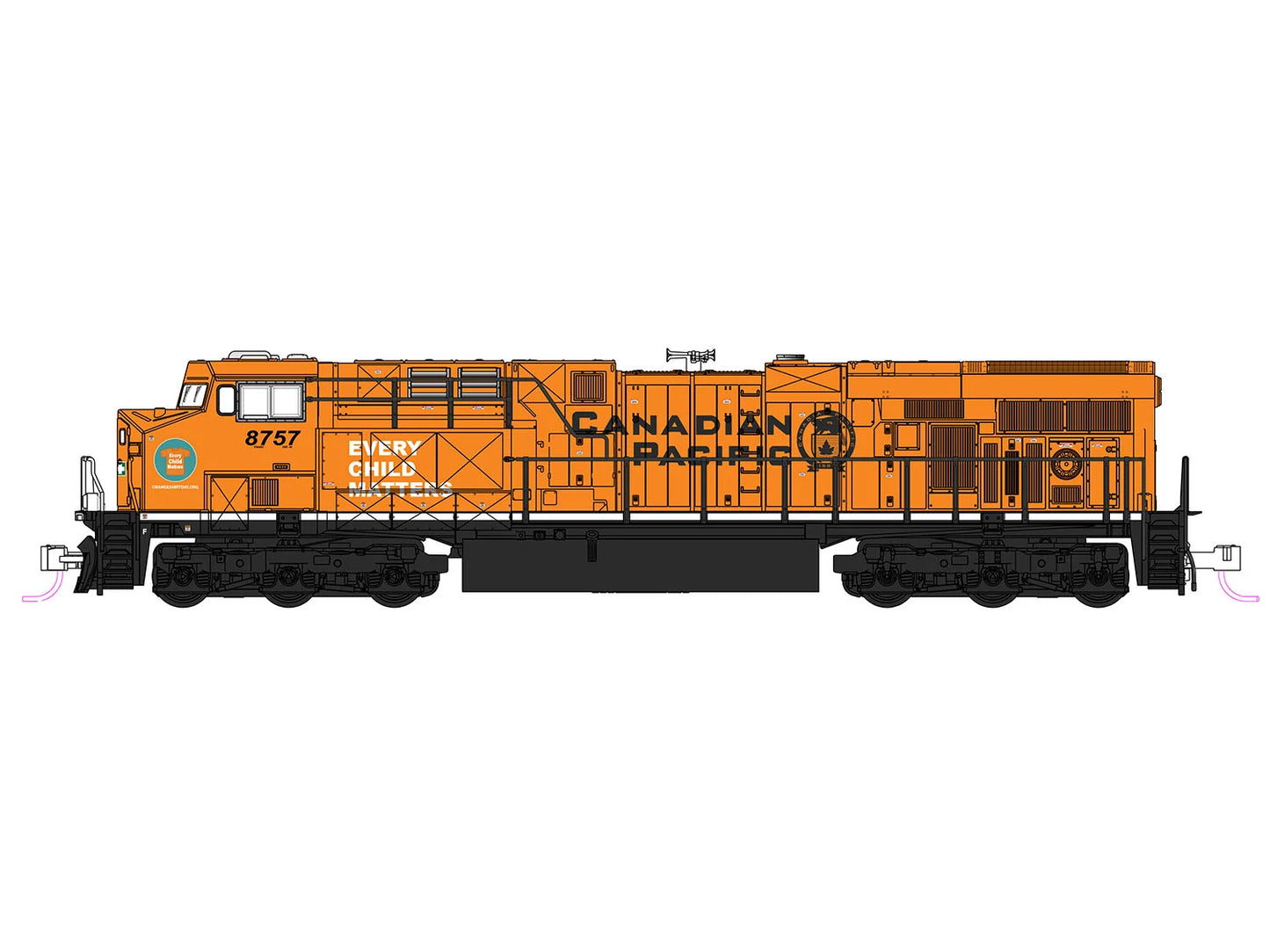 Kato ES44AC Loco CP 8757 Every Child Matters (DCC-Sound) K176-8960-S N Gauge