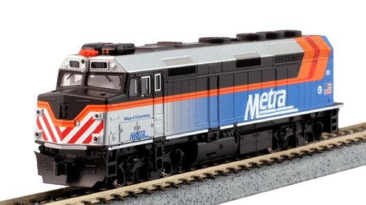 Kato EMD F40PH Chicago Metra 183 Village of Itasca (DCC-Fitted) K176-9108-DCC N