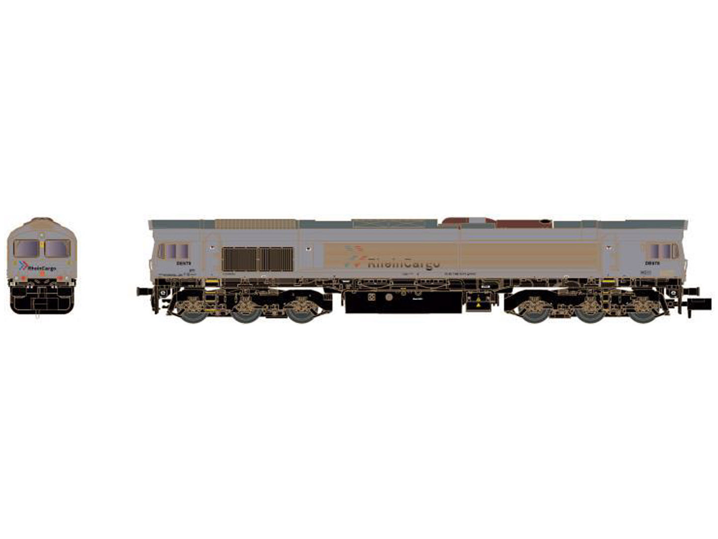 Kato Rhein Cargo Class 66 Diesel Locomotive VI K17751-G N Gauge