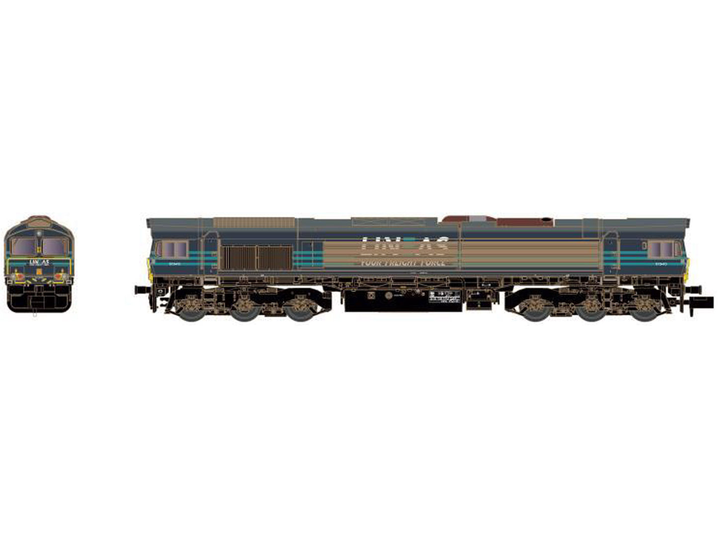 Kato Lineas Class 66 Diesel Locomotive VI K17751-H N Gauge