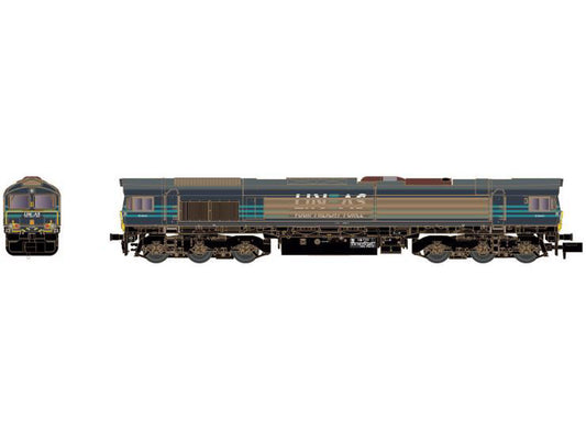 Kato Lineas Class 66 Diesel Locomotive VI K17751-H N Gauge
