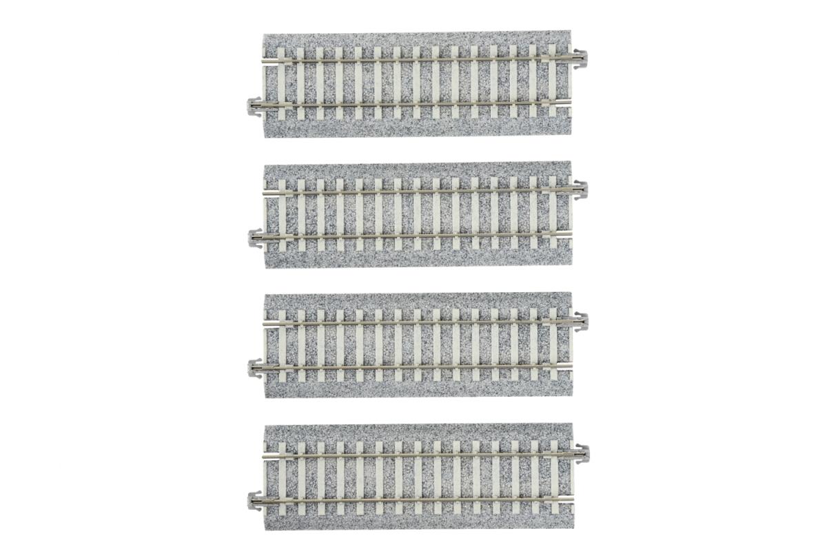 Kato Unitrack (S123PC) CS Straight Track 123mm 4pcs HO Gauge 2-141