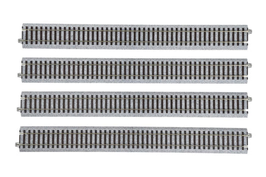 Kato Unitrack (S369) Straight Track 369mm 4pcs HO Gauge 2-180