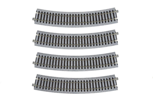 Kato Unitrack (R550-22.5) Curved Track 22.5 Degree 4pcs HO Gauge 2-210