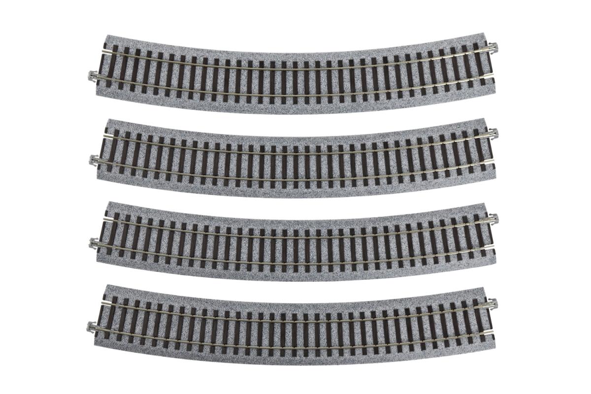 Kato Unitrack (R670-22.5) Curved Track 22.5 Degree 4pcs HO Gauge 2-230