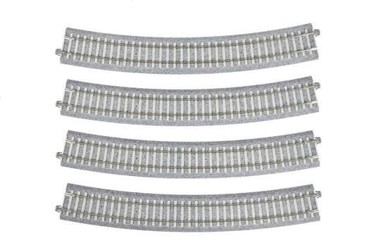 Kato Unitrack (R730-22.5PC) CS Curved Track 22.5 Degree 4pcs HO Gauge 2-241