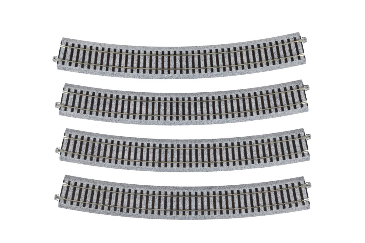 Kato Unitrack (R790-22.5) Curved Track 22.5 Degree 4pcs HO Gauge 2-250