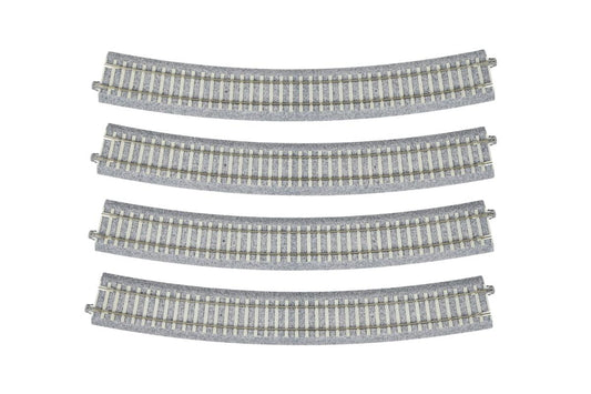 Kato Unitrack (R790-22.5PC) CS Curved Track 22.5 Degree 4pcs HO Gauge 2-251