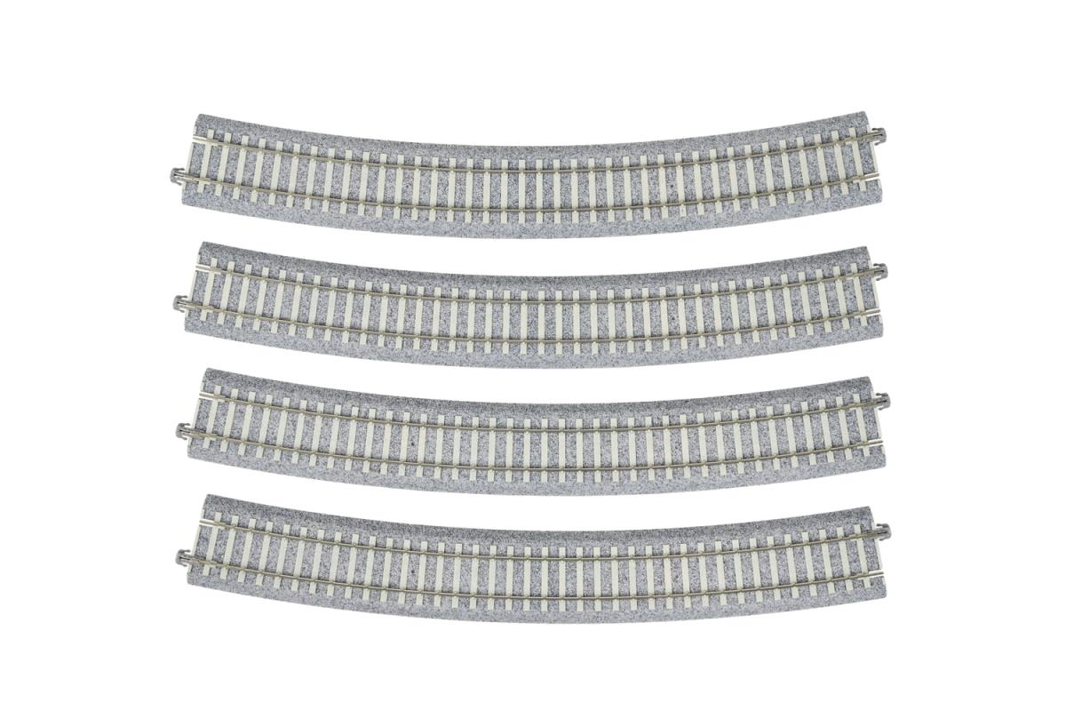 Kato Unitrack (R790-PCAL/R790-PCAR) CS Curved Track 2pcs HO Gauge 2-252
