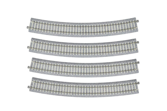 Kato Unitrack (R790-PCAL/R790-PCAR) CS Curved Track 2pcs HO Gauge 2-252