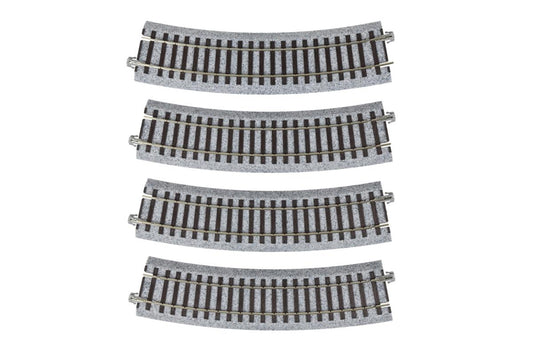 Kato Unitrack (R430-22.5) Curved Track 22.5 Degree 4pcs HO Gauge 2-260