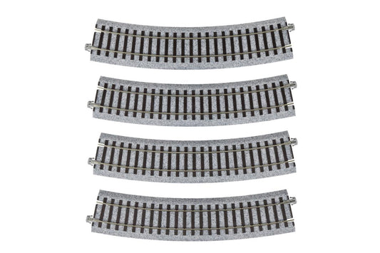 Kato Unitrack (R490-22.5) Curved Track 22.5 Degree 4pcs HO Gauge 2-270