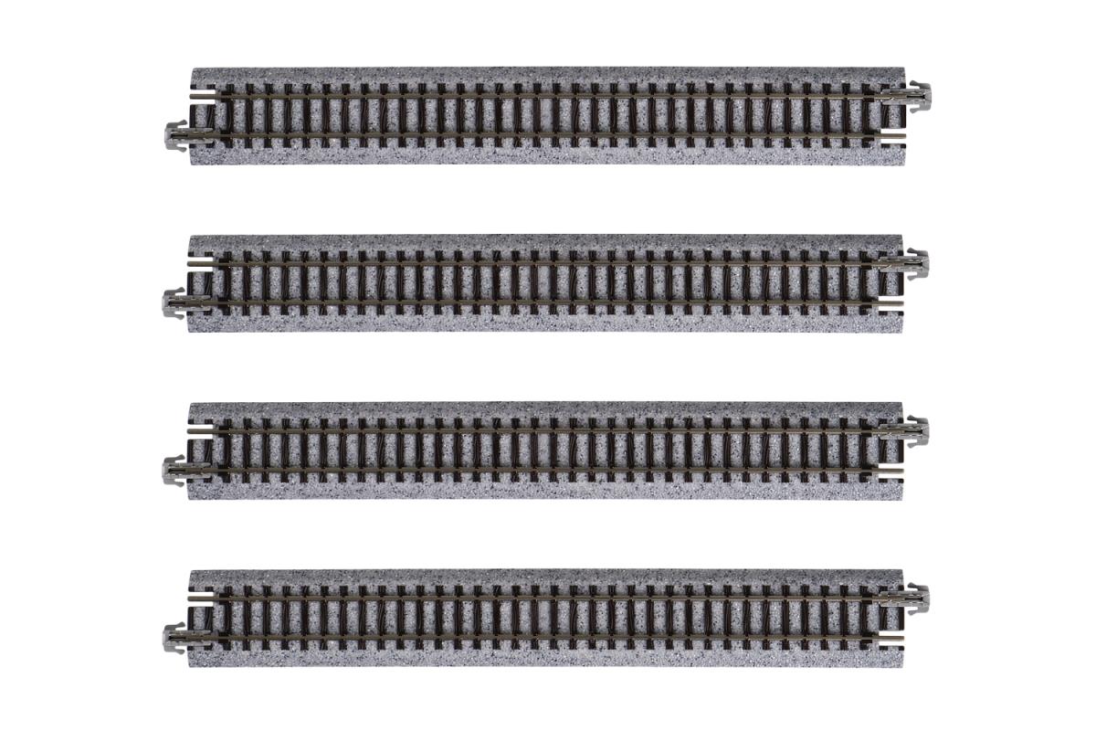 Kato Unitrack (S186) Straight Track 186mm 4pcs N Gauge 20-010