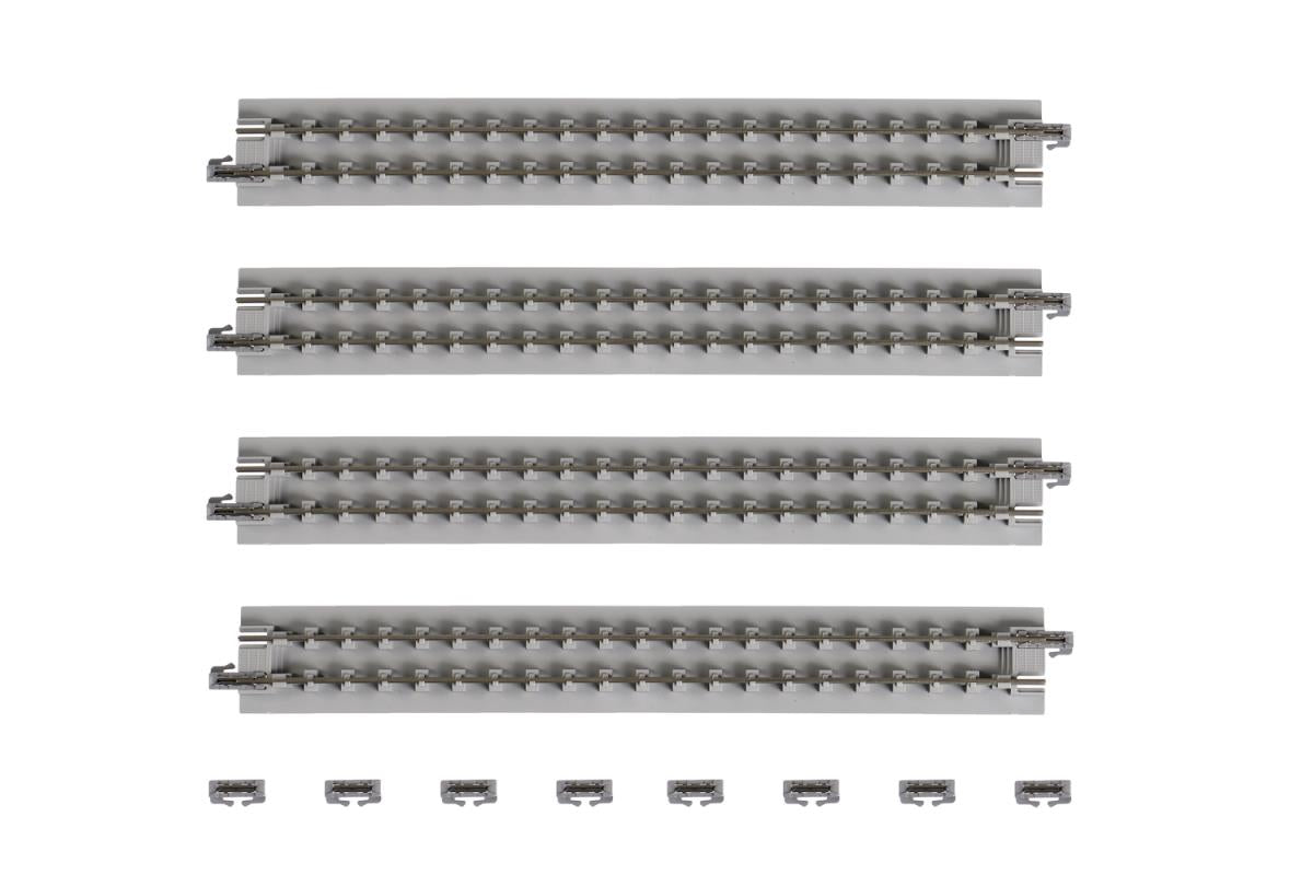Kato Unitrack (S186P) Straight Open Pit Track 186mm 2pcs N Gauge 20-016