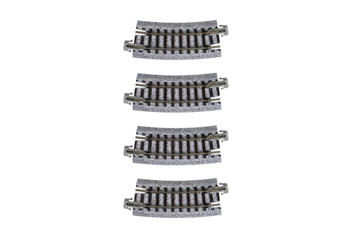 Kato Unitrack (R216-15) Curved Track 15 Degree 4pcs N Gauge 20-171