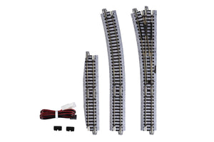 Kato Unitrack (EP481-15L) Left Hand Electric Turnout 15 Degree N Gauge 20-220