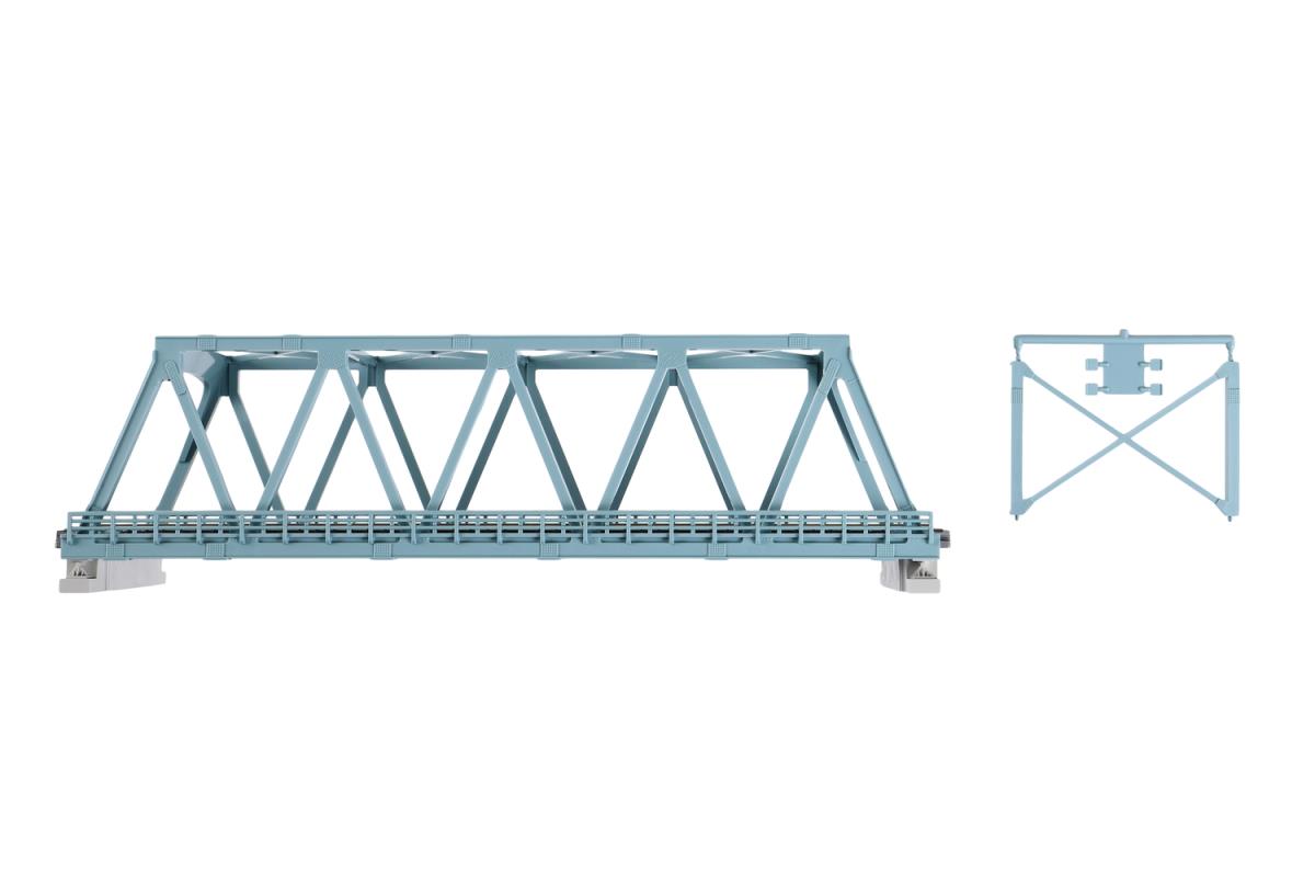 Kato Unitrack (WS248T) Dual Straight Truss Girder Bridge Blue N Gauge 20-436