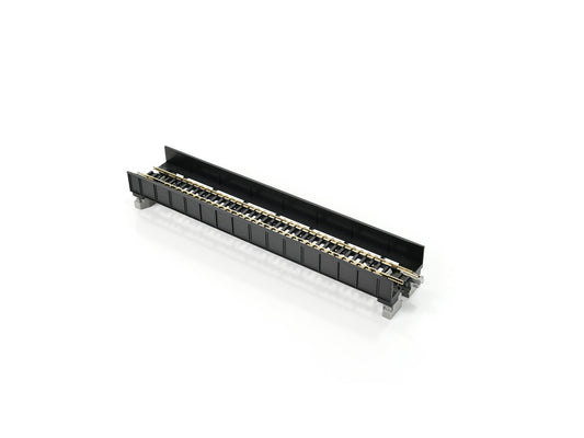 Kato 20-454 Unitrack (S186T) Straight Plate Girder Bridge Black 186mm N Gauge