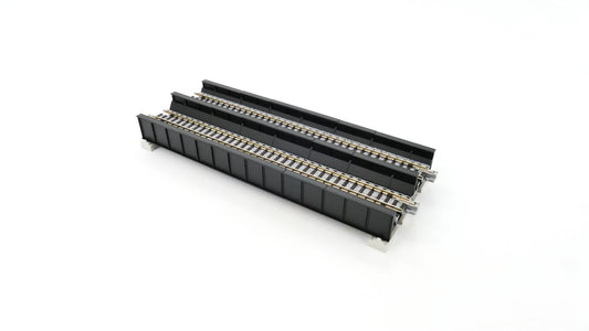 Kato 20-458 Unitrack (WS186T) Dual Straight Plate Girder Bridge Black N Gauge