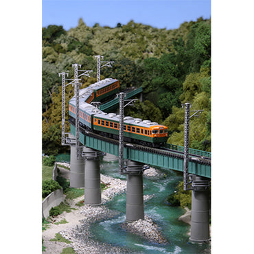 Kato Unitrack (R481-15T) Curved Girder Bridge Grey 15 Degree N Gauge 20-472