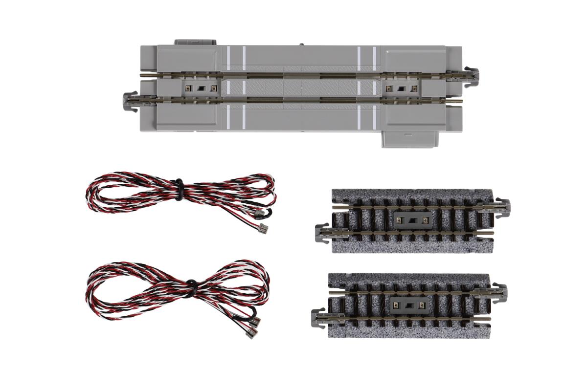 Kato Unitrack Auto Level Crossing Double Track Extension Set N Gauge 20-653