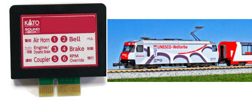 Kato 22-251-1 European Glacier Express (Ge4/4 III) Sound Card N Gauge