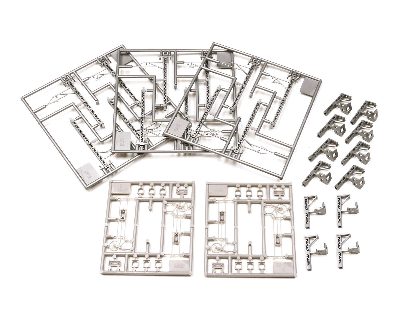 Kato Single Track Viaduct Mounted Catenary Masts (12) K23-058-1 N Gauge