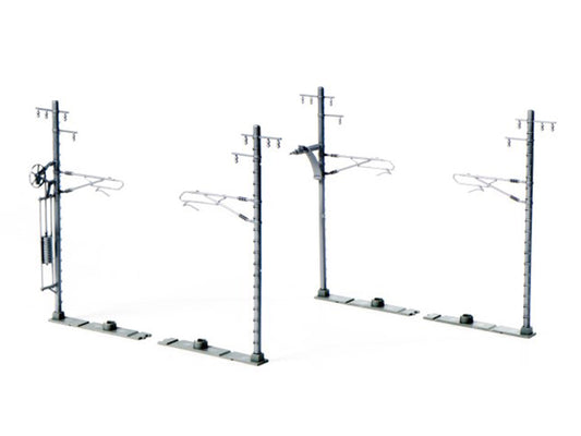 Kato Single Track Catenary Mast Grey (20) K23-066-1 N Gauge