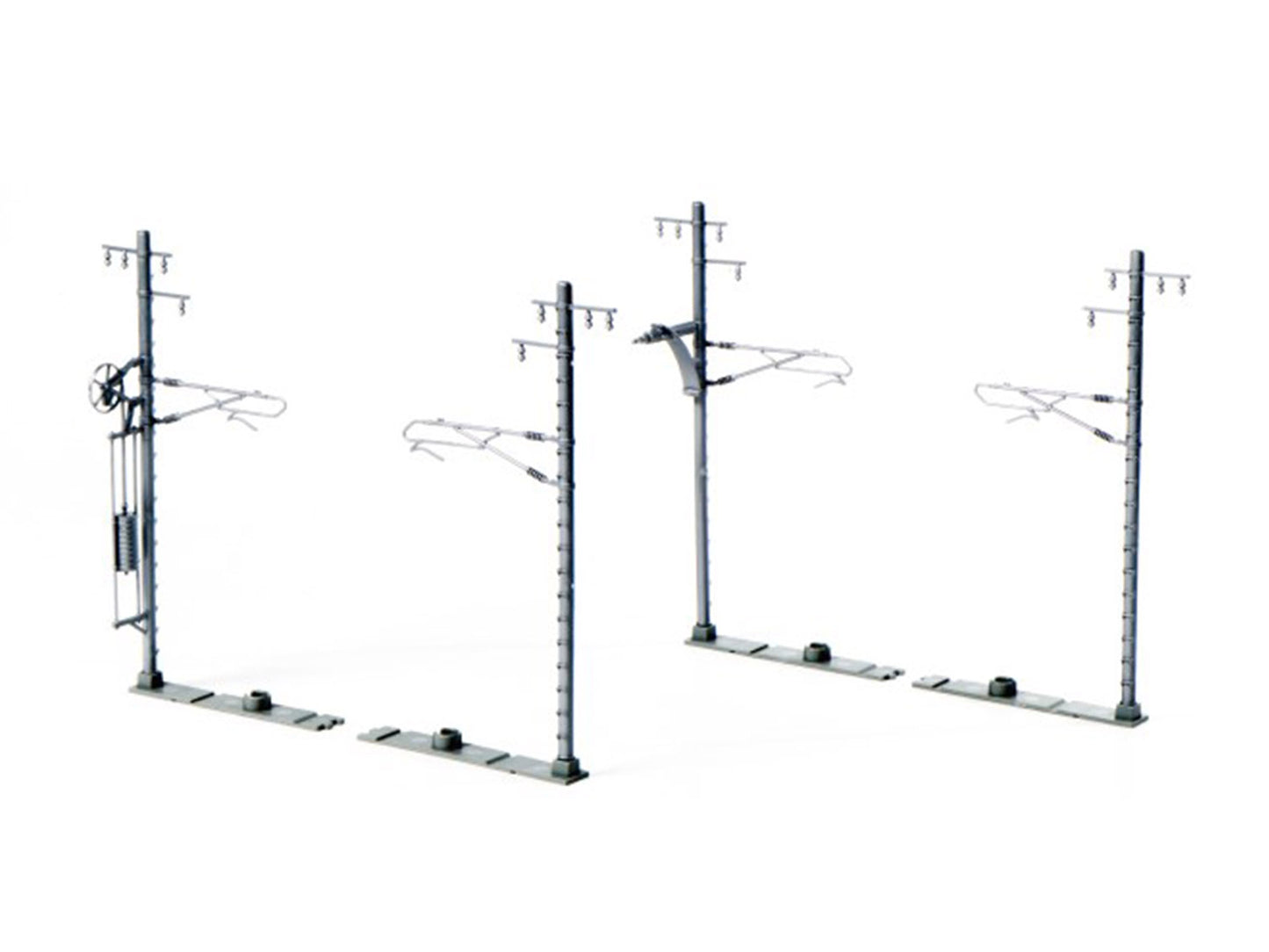 Kato Single Track Catenary Mast Silver (20) K23-066-2 N Gauge