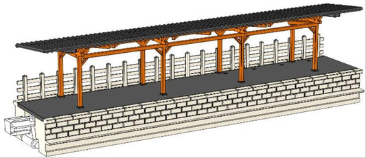 Kato 23-134 Local Line Platform with Roof (Pre-Built) N Gauge