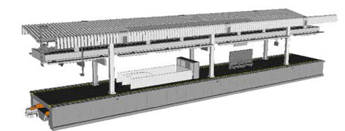 Kato 23-150 Suburban Station Island Platform DX A (Pre-Built) N Gauge