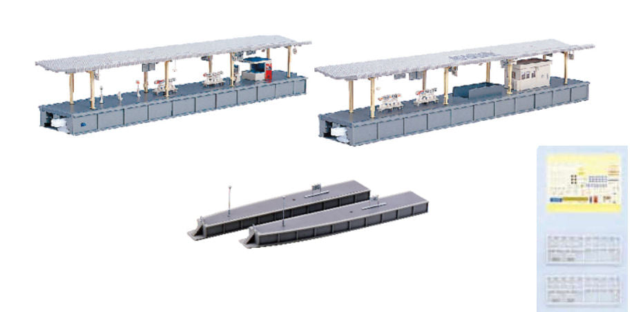 Kato 23-170 Unitrack Island Platform Set (Pre-Built) N Gauge