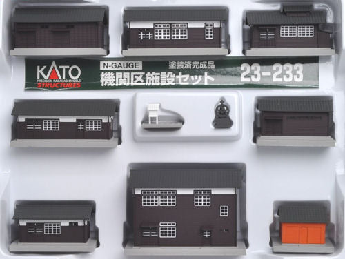 Kato 23-233 Wooden Railway Buildings Set (Pre-Built) N Gauge