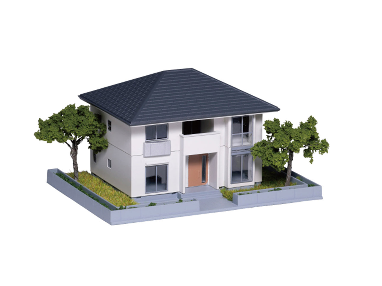 Kato Diotown House 742 Evergreen Terrace White (Pre-Built) K23-404D N Gauge