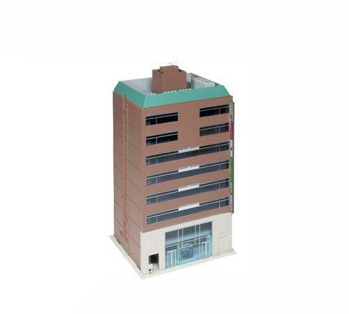 Kato Diotown High Rise Building Offices Brown (Pre-Built) K23-439B N Gauge