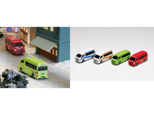 Kato Toyota Hiace Super Long Set (4) Community Bus K23-651C N Gauge